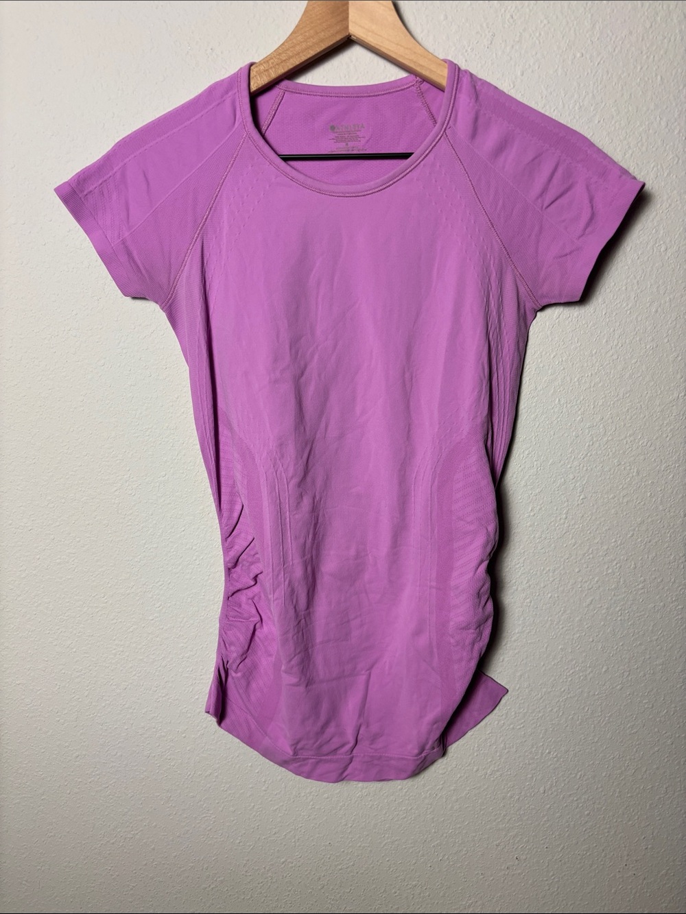 Athleta Speedlight Short Sleeve Tee Pink